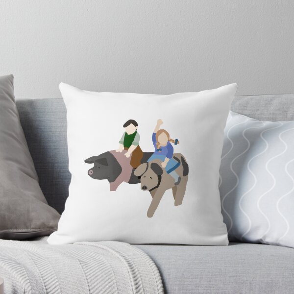 Item preview, Riding Pigs in Rainbow Valley designed and sold by mirmirladybug.