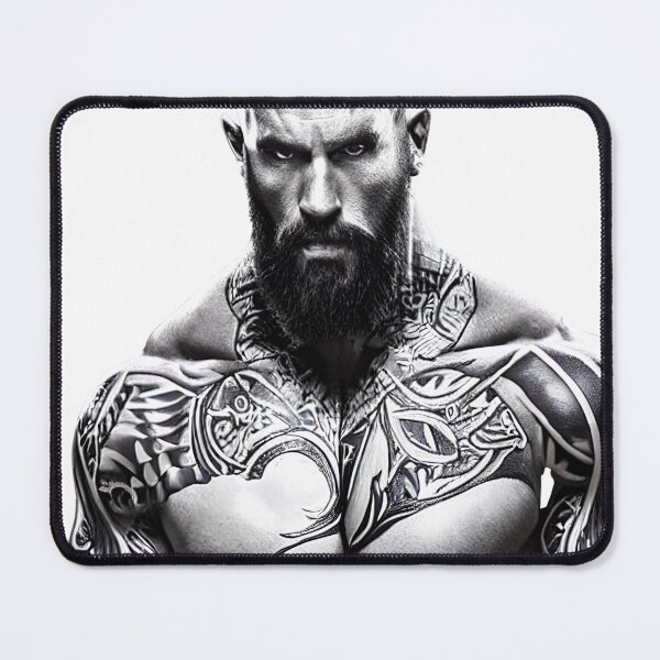 Item preview, Cool fantasy world martial artist with tattoo designed and sold by Soul-Crumbs.