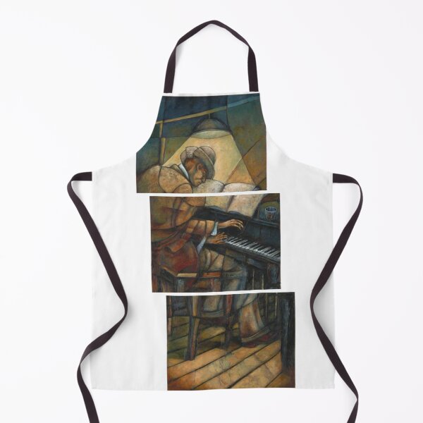 Item preview, the pianist - painting designed and sold by pointJPEG.