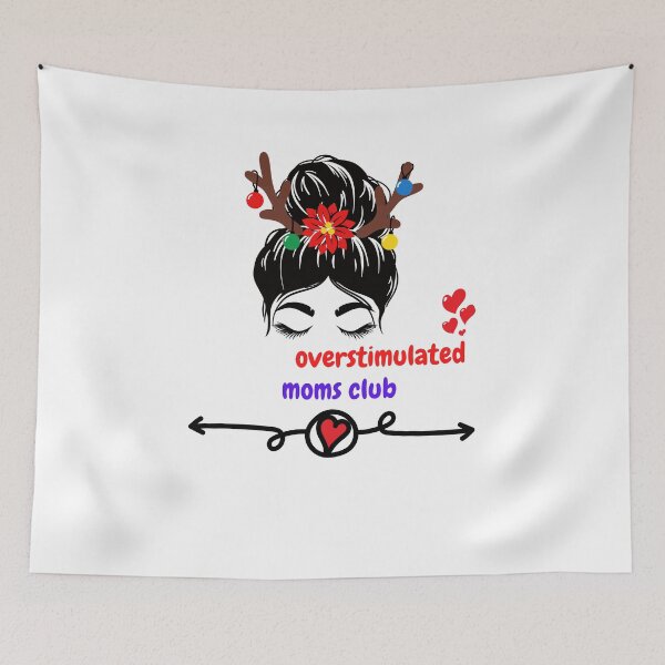 Item preview, overstimulated moms club  designed and sold by Tarikbouchmal.