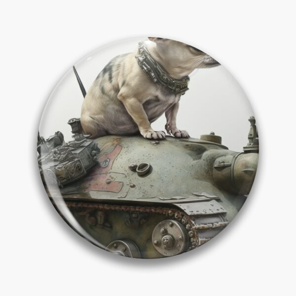 Item preview, Chihuahua Tank Commander! designed and sold by Bleknervin.