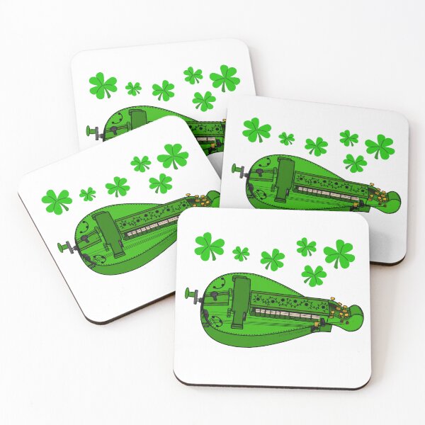 Item preview, St Patrick's Day Hurdy Gurdy Gurdyist Irish Musician designed and sold by doodlerob.