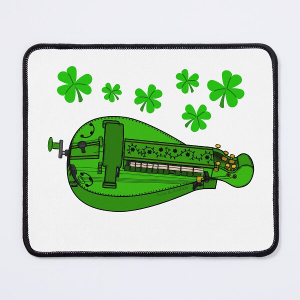 Item preview, St Patrick's Day Hurdy Gurdy Gurdyist Irish Musician designed and sold by doodlerob.