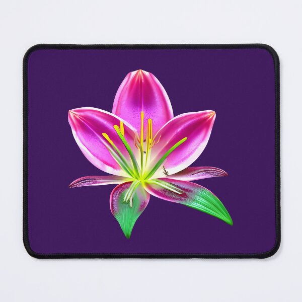 Item preview, Pink lily flower designed and sold by gramizzia.