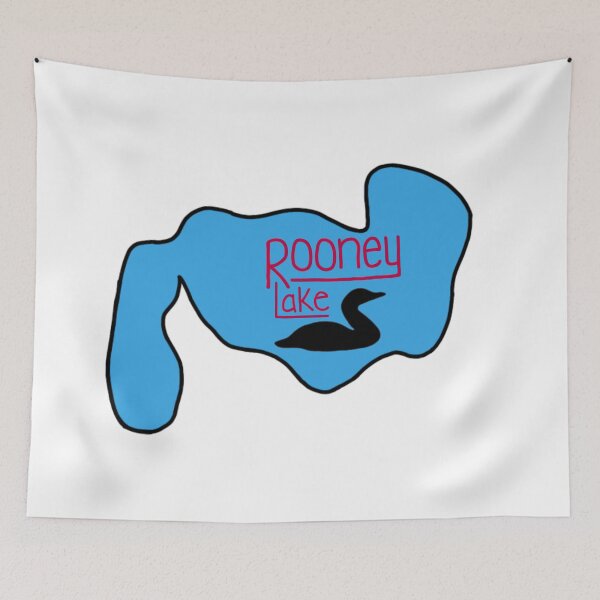Item preview, Rooney lake outline with loon  designed and sold by BakerShaker04.