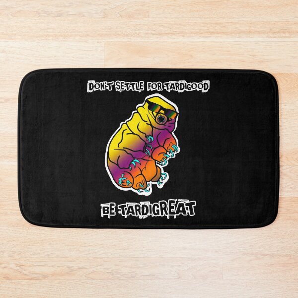 Item preview, Be Tardigreat: Encouraging Tardigrade Water Bear cringe puns designed and sold by sandpaperdaisy.