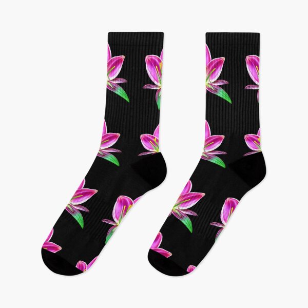 Item preview, Pink lily flower designed and sold by gramizzia.