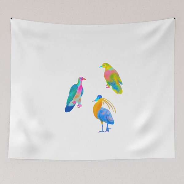 Item preview, Colourful birds designed and sold by Jandropsdesigns.