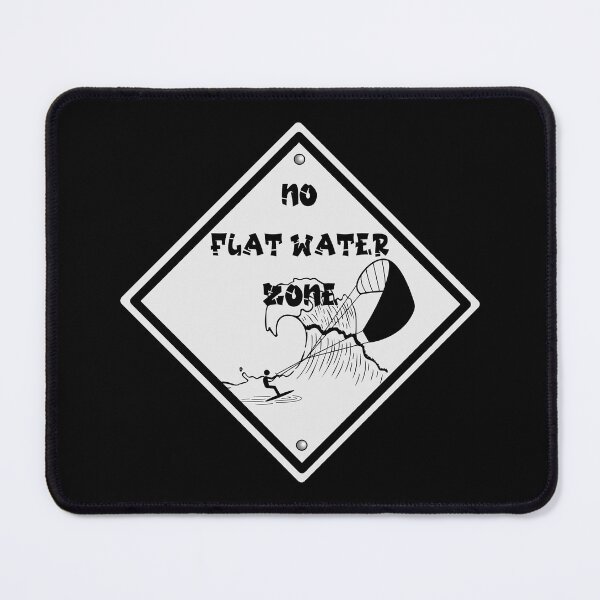 Item preview, No Flat Water Zone. Kitesurfing an Waves. designed and sold by LifeofWindy.