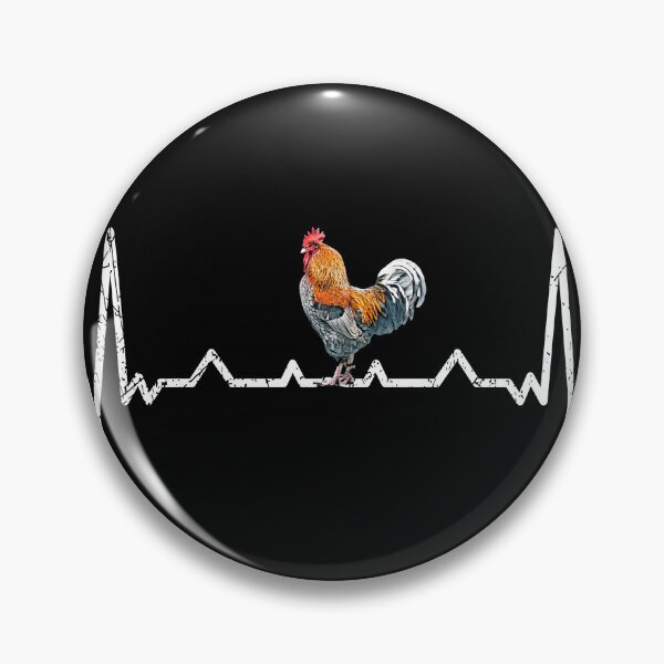 Item preview, Han and Chickens Lovers Heartbeat Gift designed and sold by Kalli-design.