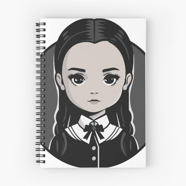 Aperçu de l'œuvre Logo circulaire du mercredi Addams créée et vendue par pierdus.