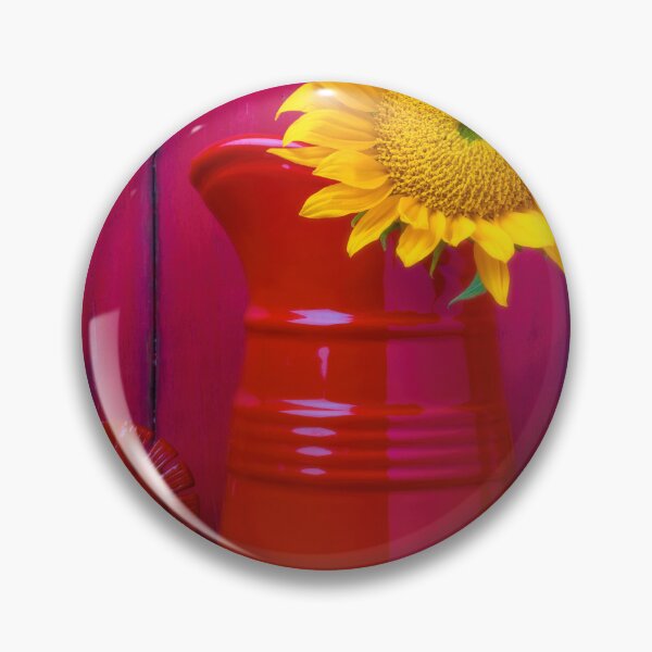 Item preview, Red Pitcher With Sunflower designed and sold by Garry Gay.