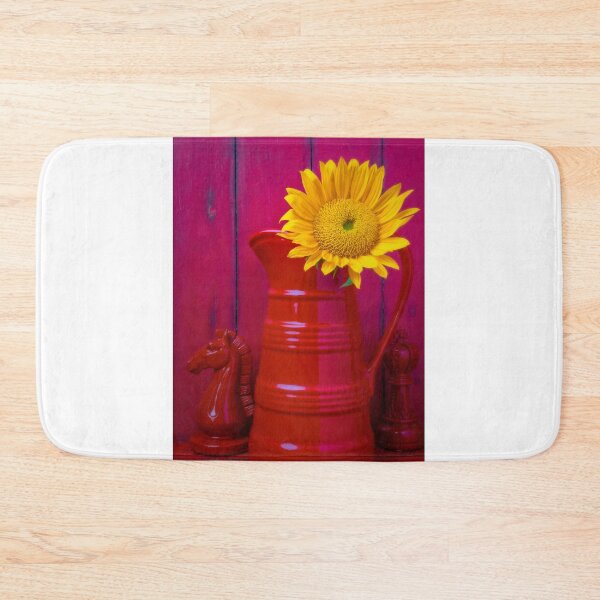 Item preview, Red Pitcher With Sunflower designed and sold by Garry Gay.