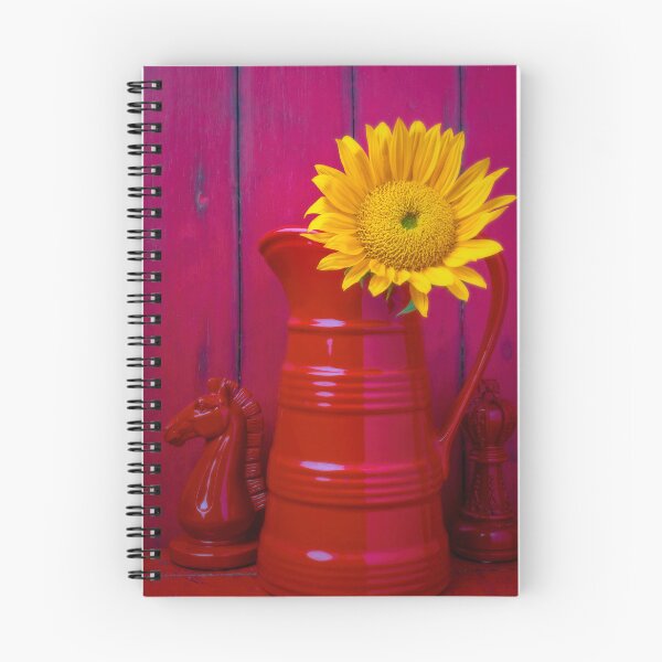 Item preview, Red Pitcher With Sunflower designed and sold by Garry Gay.