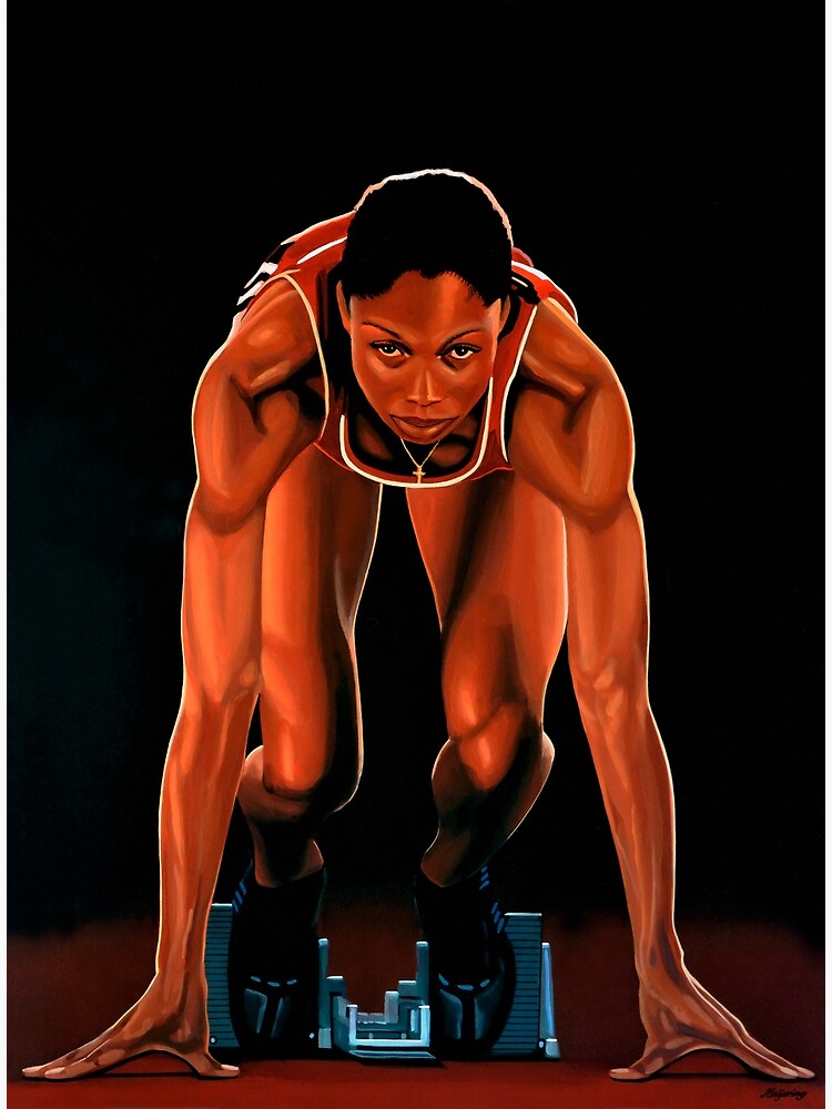 Allyson Felix painting
