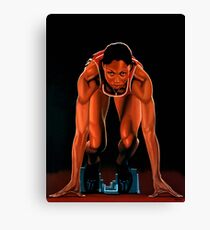 Allyson Felix Malerei Leinwanddruck