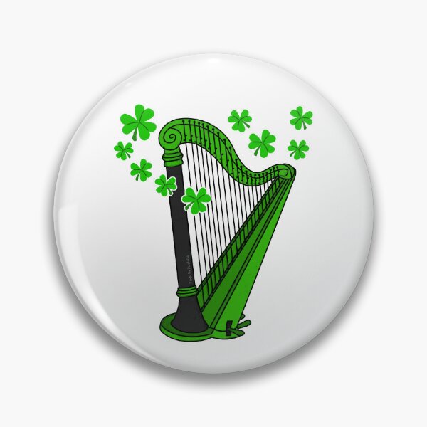Item preview, St Patrick's Day Harp Teacher Harpist Irish Musician designed and sold by doodlerob.