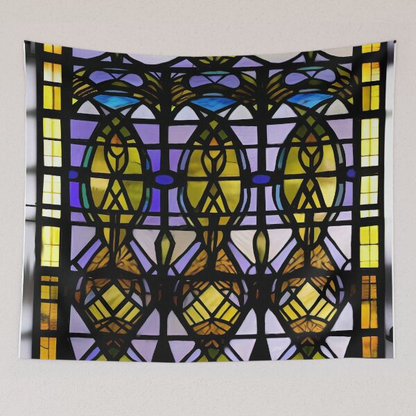 Item preview, Stained glass art nouveau  designed and sold by Gala-life1.