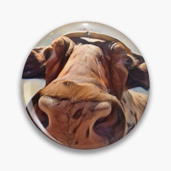 Item preview, Cow nose close up cow painting designed and sold by FarmsteadAcers.