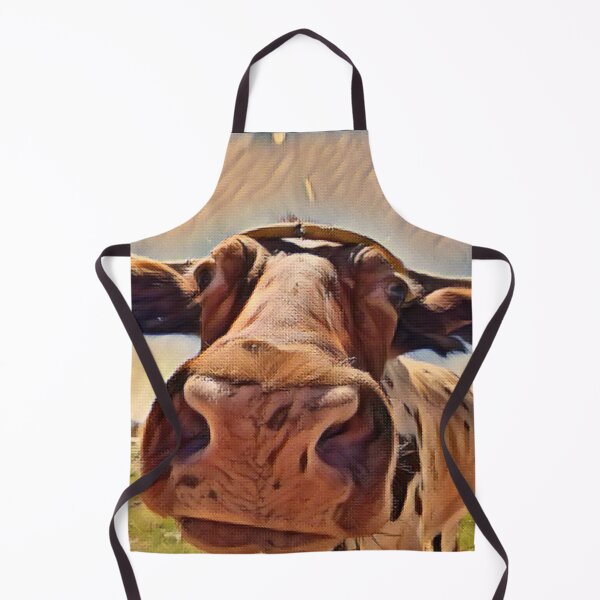 Item preview, Cow nose close up cow painting designed and sold by FarmsteadAcers.