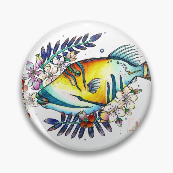 Item preview, Aloha - U’ulei x Humuhumunukunukuapua’a (Hand-drawn Design) designed and sold by lilireal  studio.
