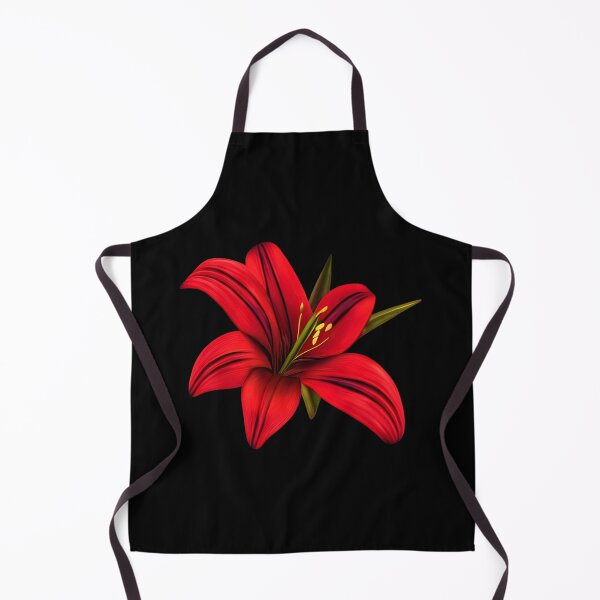 Item preview, Red lily flower designed and sold by gramizzia.