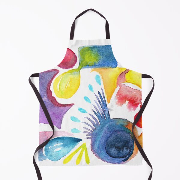 Item preview, Colorful Bright Whimsical Abstract Original Watercolor Painting designed and sold by ColorItAllArt.