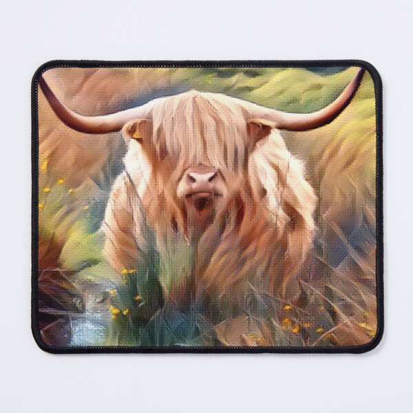 Item preview, Harry Highland Cow in the marsh designed and sold by FarmsteadAcers.