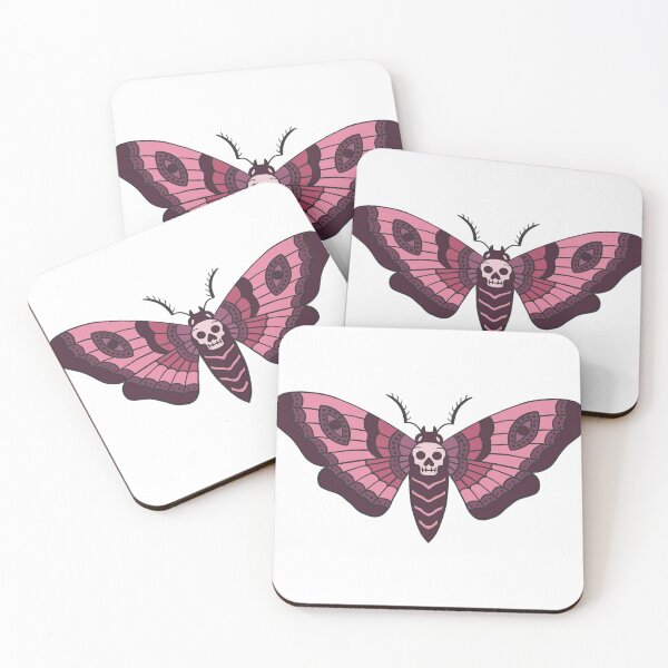 Item preview, Purple skull moth designed and sold by Milibella.