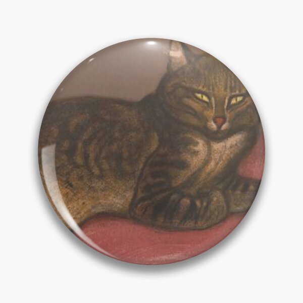 Item preview, Do Not Touch - L'Hiver: Chat sur un Coussin 1909 designed and sold by ArcherAshleyArt.