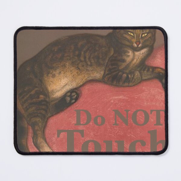 Item preview, Do Not Touch - L'Hiver: Chat sur un Coussin 1909 designed and sold by ArcherAshleyArt.