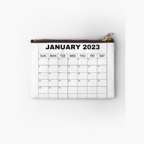 Item preview, January Calendar 2023 designed and sold by Binsagar.