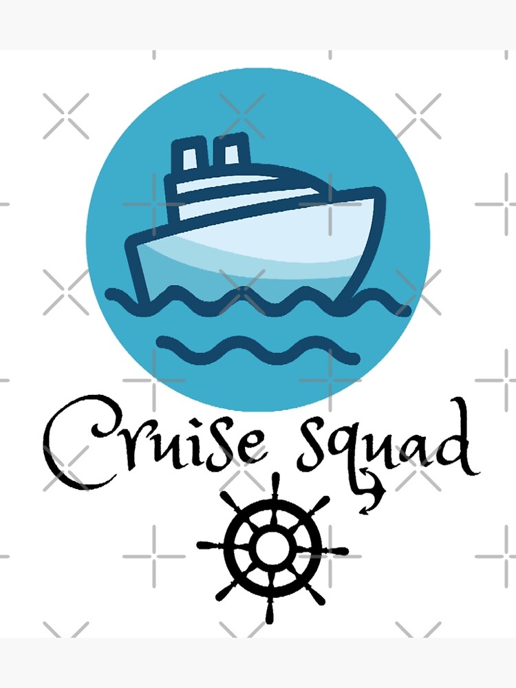 "Cruise Squad, Family Cruise Trip Vacation Holiday 2023" Poster for