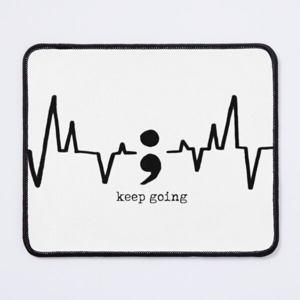 Item preview, Semi Colon Heartbeat designed and sold by KatesCreates ..