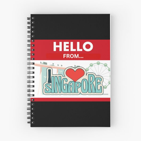 Item preview, Hello from Singapore 03 designed and sold by shopitravel.