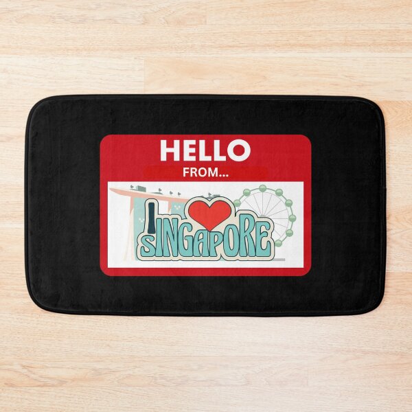Item preview, Hello from Singapore 03 designed and sold by shopitravel.