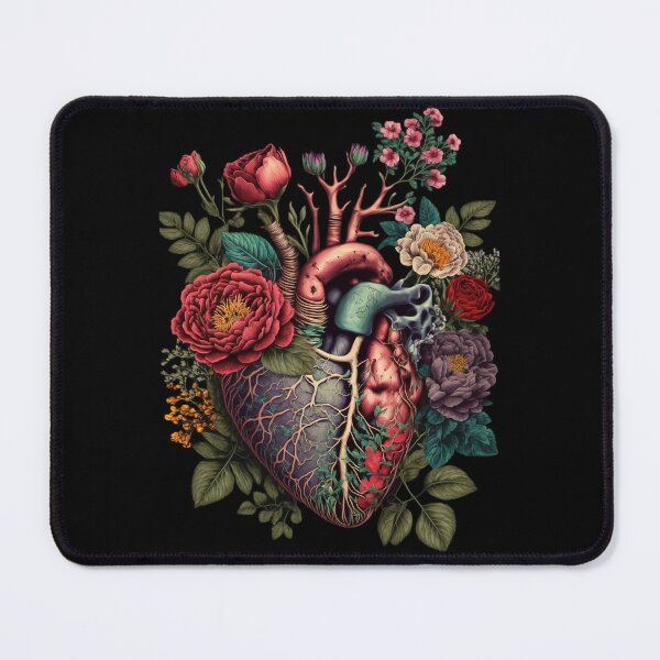 Item preview, Anatomical Heart Floral Heart designed and sold by Oussamamehenni.