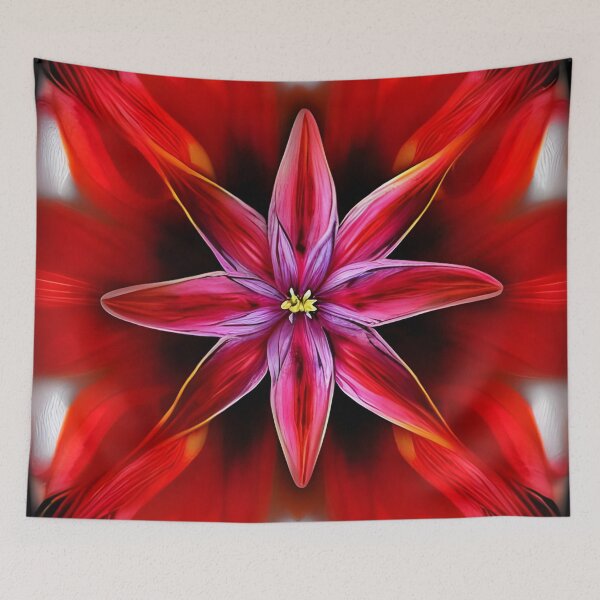 Item preview, Red lily flower designed and sold by gramizzia.