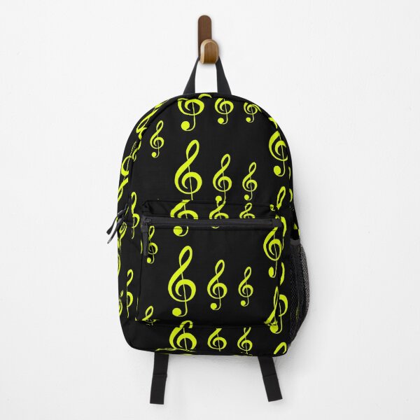 Item preview, Yellow on Black Treble Clef Pattern Musicians Socks designed and sold by deanworld.