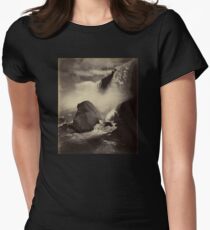 Niagara Falls around 1888 Photograph Women's Fitted T-Shirt
