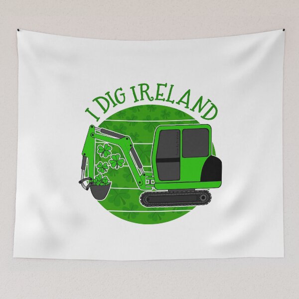 Item preview, St Patrick's Day Digger I Dig Ireland designed and sold by doodlerob.
