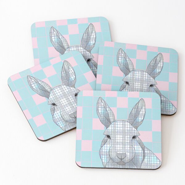 Item preview, A Cute Rabbit, Pink and Blue Pattern, Lunar Year 2023 Animal is the Rabbit designed and sold by factory88.