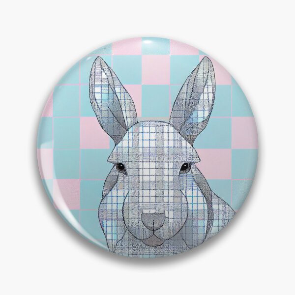 Item preview, A Cute Rabbit, Pink and Blue Pattern, Lunar Year 2023 Animal is the Rabbit designed and sold by factory88.