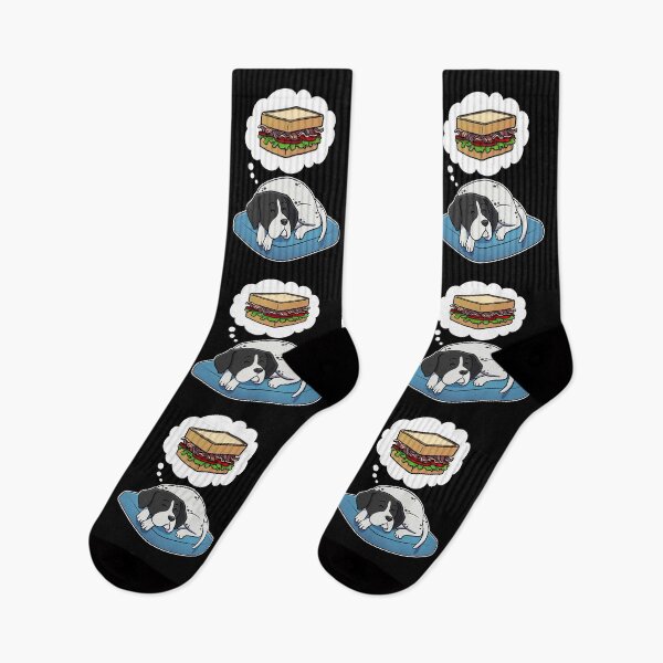 Item preview, English Pointer dreaming about a BLT Sandwich designed and sold by DoggieDelights.