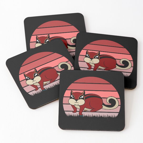Item preview,  fly squirrel art lovely red designed and sold by myt-shirt.