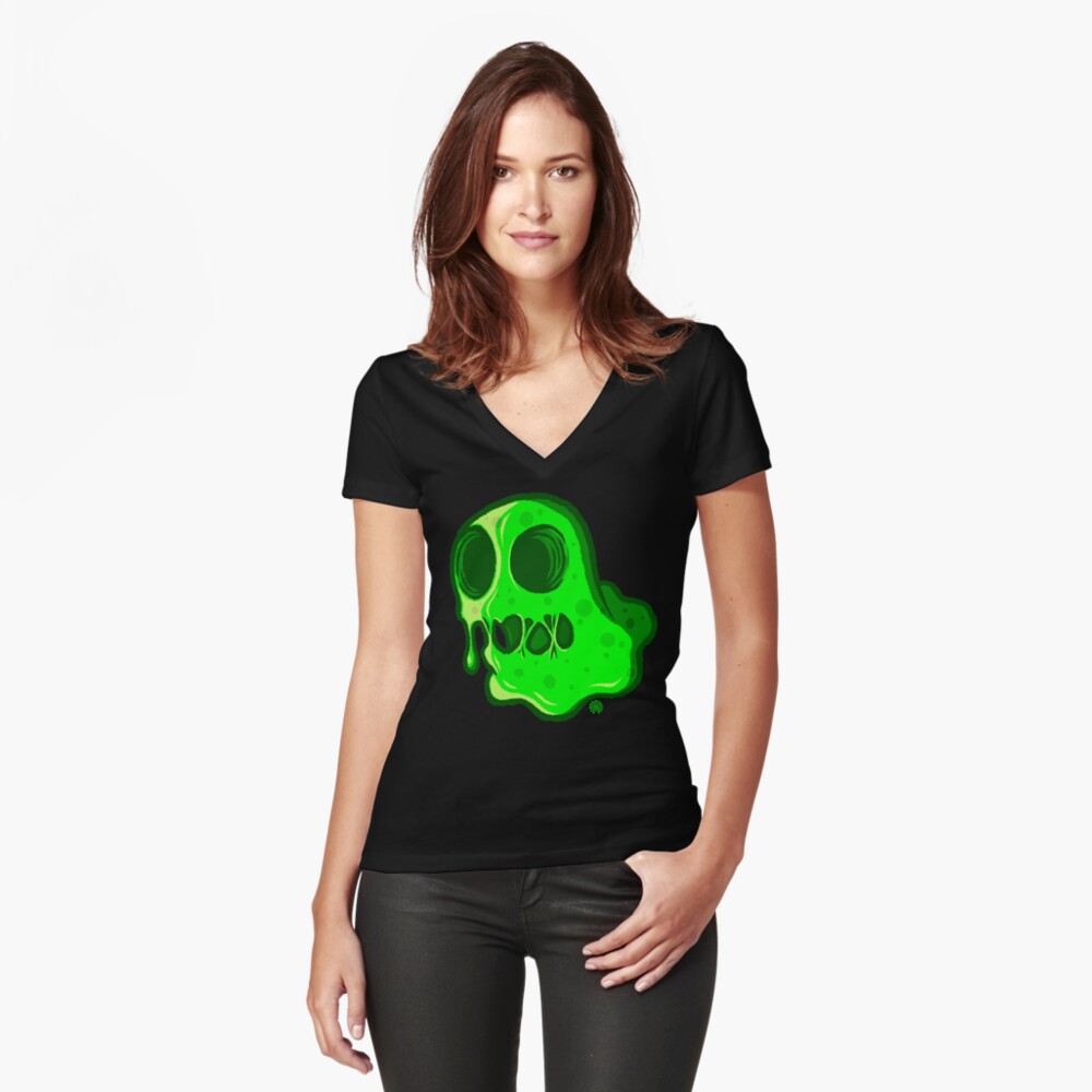 Item preview, Fitted V-Neck T-Shirt designed and sold by TheRandomFactor.