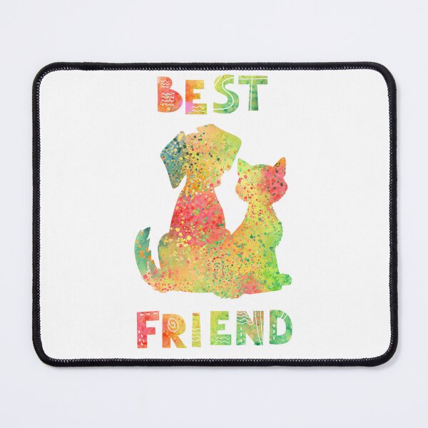 Item preview, Dog and cat best friend designed and sold by Rosaliartbook.