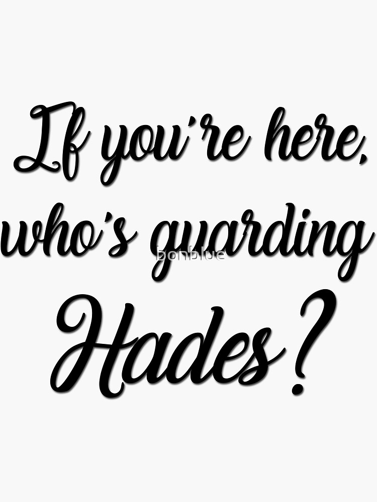 Thumbnail 3 of 3, Sticker, Brooklyn Nine Nine - Hades designed and sold by bonblue.