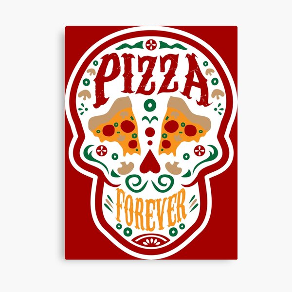 Item preview, Pizza Forever Skull Pizza Lover Chef designed and sold by yelly123.
