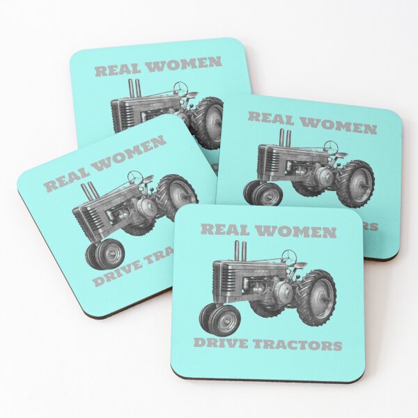 Item preview, Real Women Drive Tractors designed and sold by THEBARNCATSFARM.